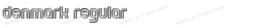 Denmark Regular字体转换